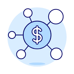 Money Network Illustration from UX Duotone Set