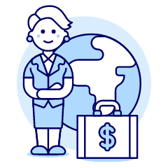 International Business 4 Illustration from UX Duotone Set