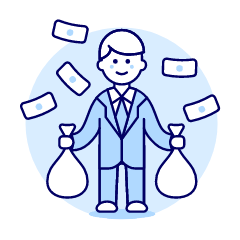 Wealthy Business 2 Illustration from UX Duotone Set