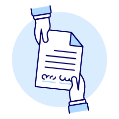 Contract Document 1 Illustration from UX Duotone Set