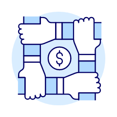 Cooperate Money 1 Illustration from UX Duotone Set