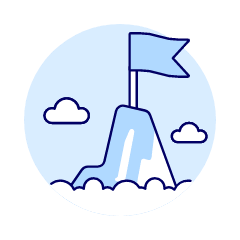 Summit Flag Illustration from UX Duotone Set