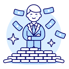 Wealthy Person 1 Illustration from UX Duotone Set