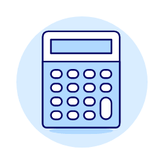 Calculator Illustration from UX Duotone Set
