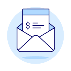 Mail Invoice Illustration from UX Duotone Set