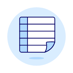 Invoice Spreadsheet 1 Illustration from UX Duotone Set