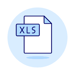 Xls Spreadsheet 1 Illustration from UX Duotone Set