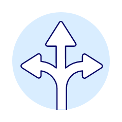 Business Direction Illustration from UX Duotone Set