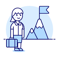 Businessman Peak 5 Illustration from UX Duotone Set