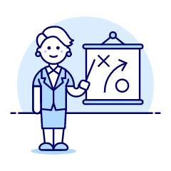 Businessman Strategy 3 Illustration from UX Duotone Set