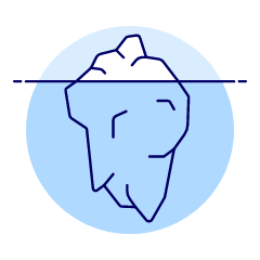 Iceberg Illustration from UX Duotone Set