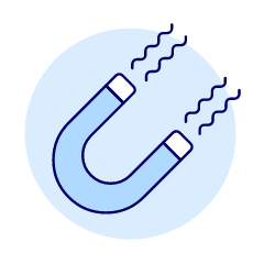 Magnet Illustration from UX Duotone Set