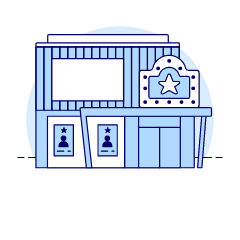 Cinema Illustration from UX Duotone Set