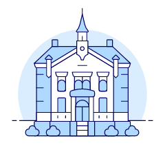 City Hall Illustration from UX Duotone Set