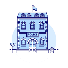 Police Station 2 Illustration from UX Duotone Set
