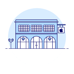 Apple Store 1 Illustration from UX Duotone Set