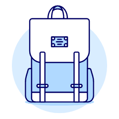 2 STRAP Bagpack Illustration from UX Duotone Set