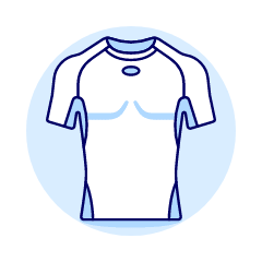 Exercise Shirt Illustration from UX Duotone Set