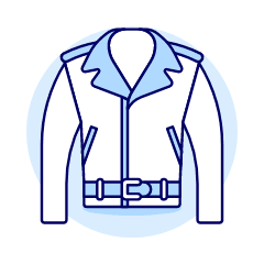 Leather Jacket 5 Illustration from UX Duotone Set