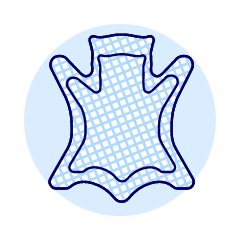 Leather PATCH Illustration from UX Duotone Set