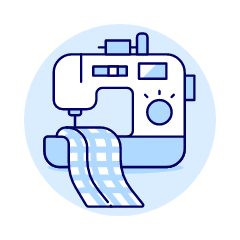 Sewing Machine 1 Illustration from UX Duotone Set