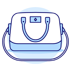 BEIGE Yellow Purse Illustration from UX Duotone Set