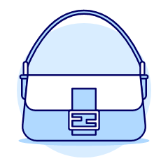 BLACK GRAY Purse Illustration from UX Duotone Set