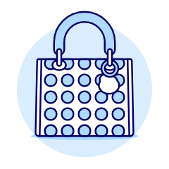 BLACK Purse Illustration from UX Duotone Set