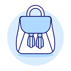 Light BROWN Purse Illustration from UX Duotone Set