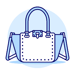PINK Handbag Illustration from UX Duotone Set