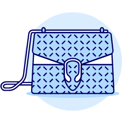 SALMON PATTERN Purse Illustration from UX Duotone Set
