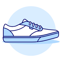 Sneakers Shoes 2 Illustration from UX Duotone Set