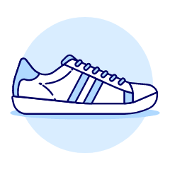 Sneakers Shoes 3 Illustration from UX Duotone Set