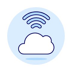 Cloud Connecting 1 Illustration from UX Duotone Set