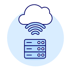 Cloud Connecting 14 Illustration from UX Duotone Set