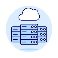 Cloud Server Illustration from UX Duotone Set