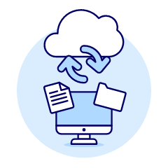 Cloud Sync 3 Illustration from UX Duotone Set