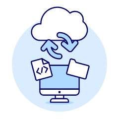 Cloud Sync 4 Illustration from UX Duotone Set