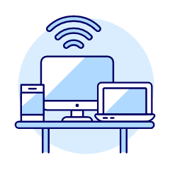 Wifi Direct 1 Illustration from UX Duotone Set