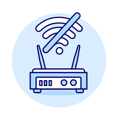 Wifi No Signal Illustration from UX Duotone Set