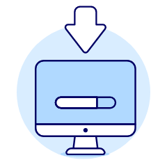 Downloading 1 Illustration from UX Duotone Set