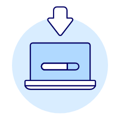 Downloading 2 Illustration from UX Duotone Set