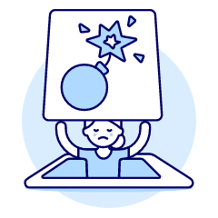 Smartphone Bomb 5 Illustration from UX Duotone Set