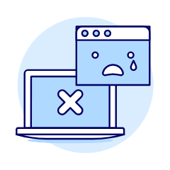 Web Error Illustration from UX Duotone Set