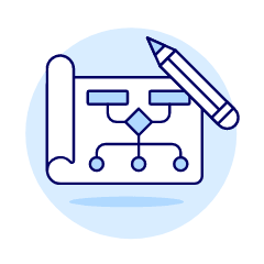 Flowchart Paper Illustration from UX Duotone Set