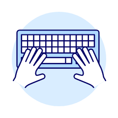 Keyboard Typing 1 Illustration from UX Duotone Set