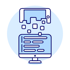 Smartphone Coding Illustration from UX Duotone Set