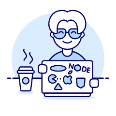 Geek Coding 1 Illustration from UX Duotone Set