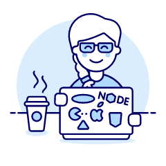 Geek Coding 4 Illustration from UX Duotone Set