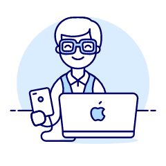 Mobile Developer 1 Illustration from UX Duotone Set